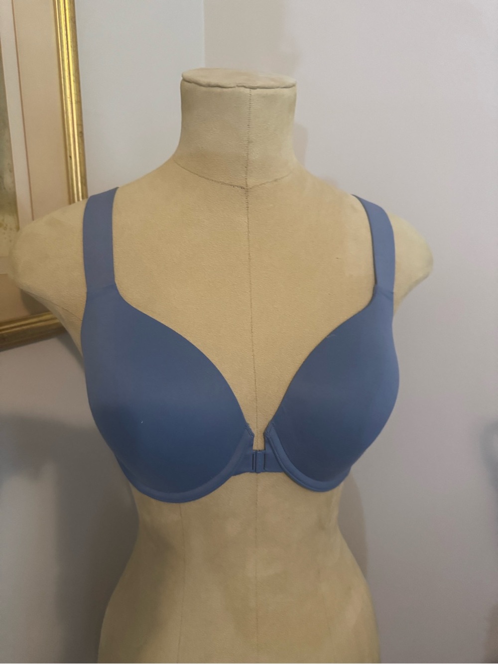 Spanx Bra-llelujah Front-Close Lightly Lined Full Coverage Bra -Indigo Haze 34D